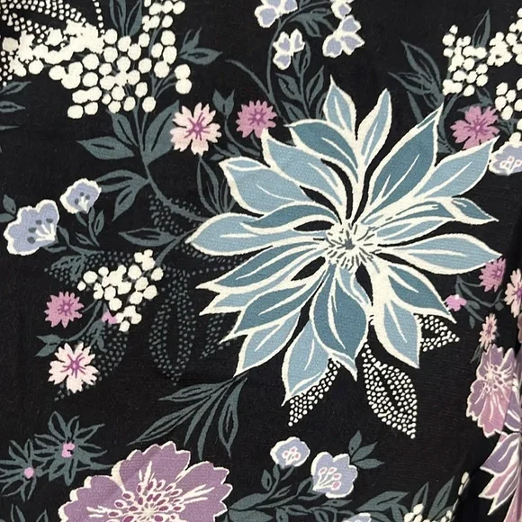 LOFT Floral Wide Leg Ankle Pull- On Pants, Size M, NWOT - Picture 6 of 15